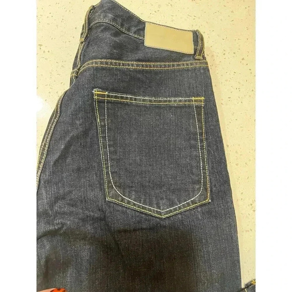 ANDERSSON BELL SCANDENAVIA high rise CUFFED CAPRI DENIM JEANS SIZE LARGE - Picture 5 of 8